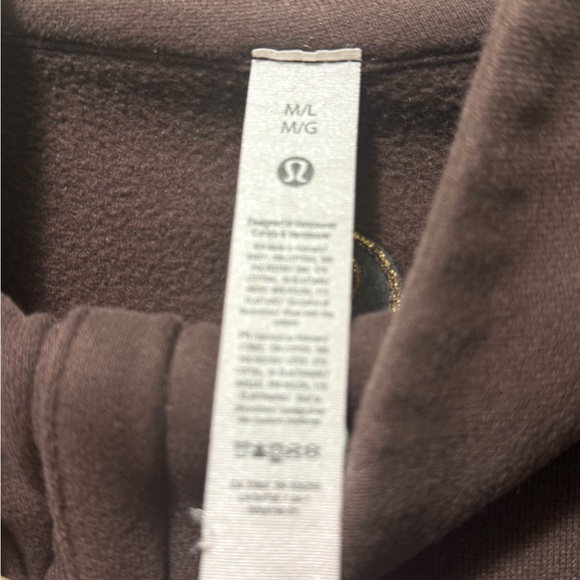 lululemon athletica Dark Brown long scuba half zip - Picture 2 of 2